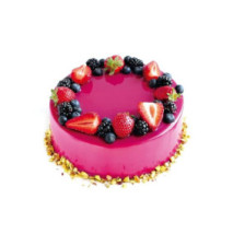 Porte-gâteaux rond 30x15 cm - Plastique