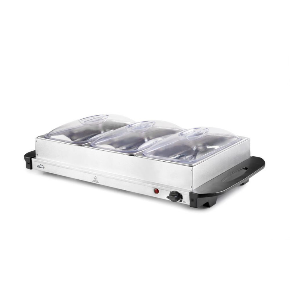Buffet Chauffant - 3 Bacs GN 1/3 300w