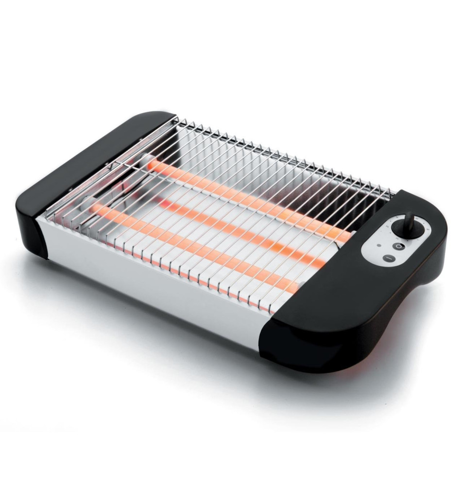 Grille-pain électrique horizontal 20 x 25 cm 600W