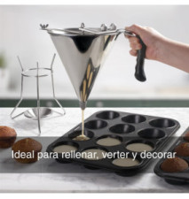 Distributeur en acier inoxydable Entonnoir a piston