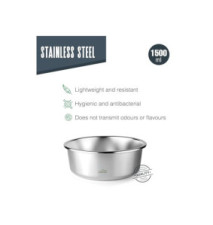 Récipient alimentaire Rond EcoInox Micro-ondes -1500 ml 20cm