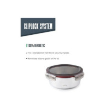Récipient alimentaire Rond EcoInox Micro-ondes -1500 ml 20cm