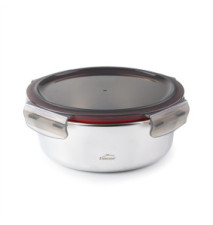 Récipient alimentaire Rond EcoInox Micro-ondes - 690 ml 16cm