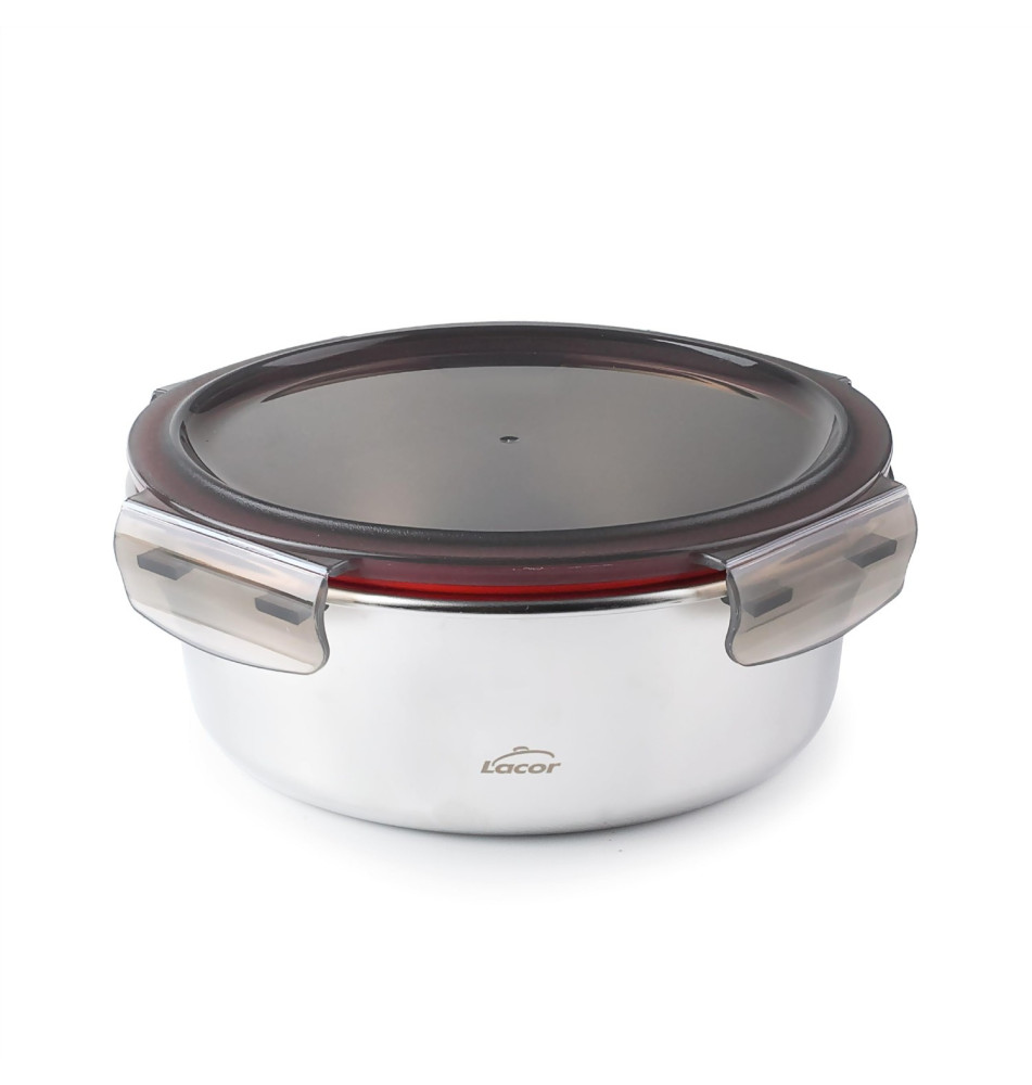 Récipient alimentaire Rond EcoInox Micro-ondes - 690 ml 16cm