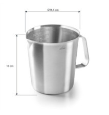 Pot Carafe Mesureur Inox 18/10 1 Litre