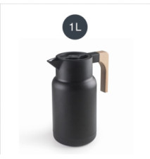 Pichet Isotherme WOOD Noir 1L
