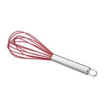 Fouet en silicone 20 cm - Rouge