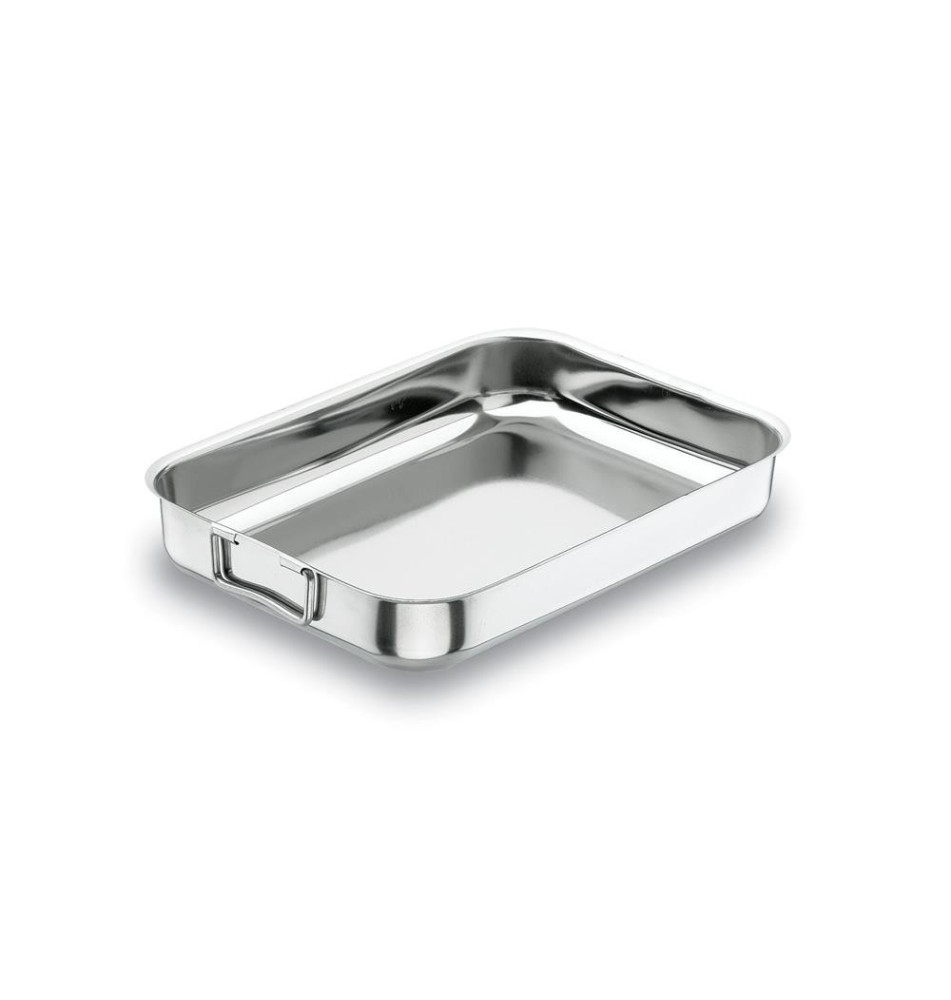 Plat à Gratin 30 cm Inox Poignée rabattable