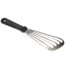 Spatule Flexible 30cm à Poisson Acier Inoxydable Noir 17 cm
