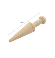 Poussoir à Chinois 25cm en Bois