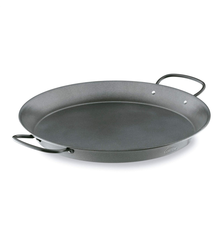 Plat à Paëlla Anti Adhésive 60 cm Gris