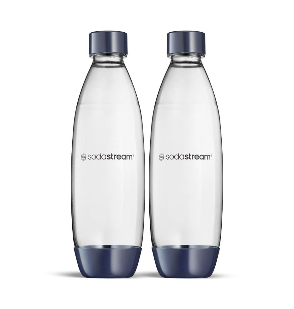 2 bouteilles en PET de 1 litre deepblue