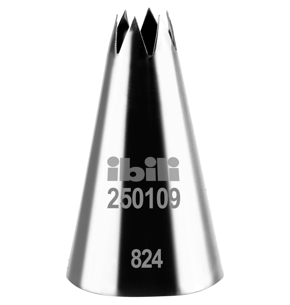 Douille de Patisserie Inox Etoile 9 mm