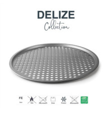 Plateau à Pizza Perforé, Moule Antiadhésif - Ø36CM
