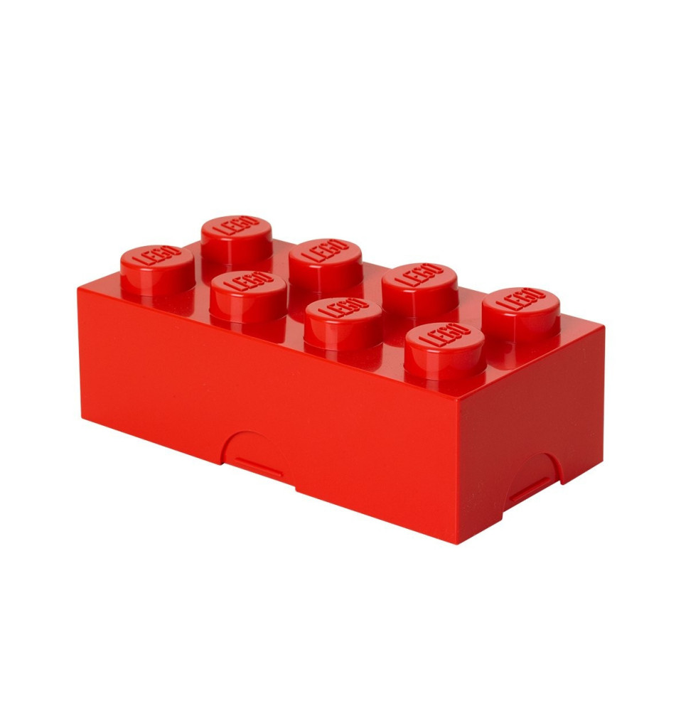 Boîte à goûter ou de rangement CLASSIC BOX 8 Plots Rouge