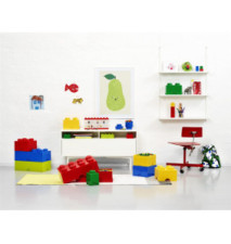 Boîte à goûter ou de rangement CLASSIC BOX 8 Plots Rouge