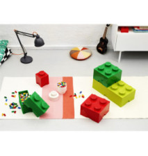 Boîte à goûter ou de rangement CLASSIC BOX 8 Plots Rouge