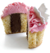 Évideur de Cupcakes Rouge Clair/Transparent
