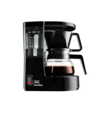 Cafetière Filtre AROMABOY 0,25L Noir, Design Compact Porte-filtres 100 pour 2 tasses
