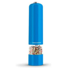 Moulin Electrique Sel ou Poivre MALABAR 23cm avec Eclairage LED Bleu