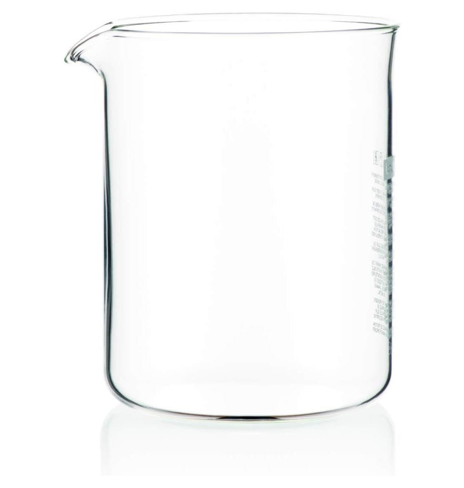 Verre de rechange, pour cafetière à piston 4 tasses, 0.5 l, ø 9.6 cm, H 12.5 cm