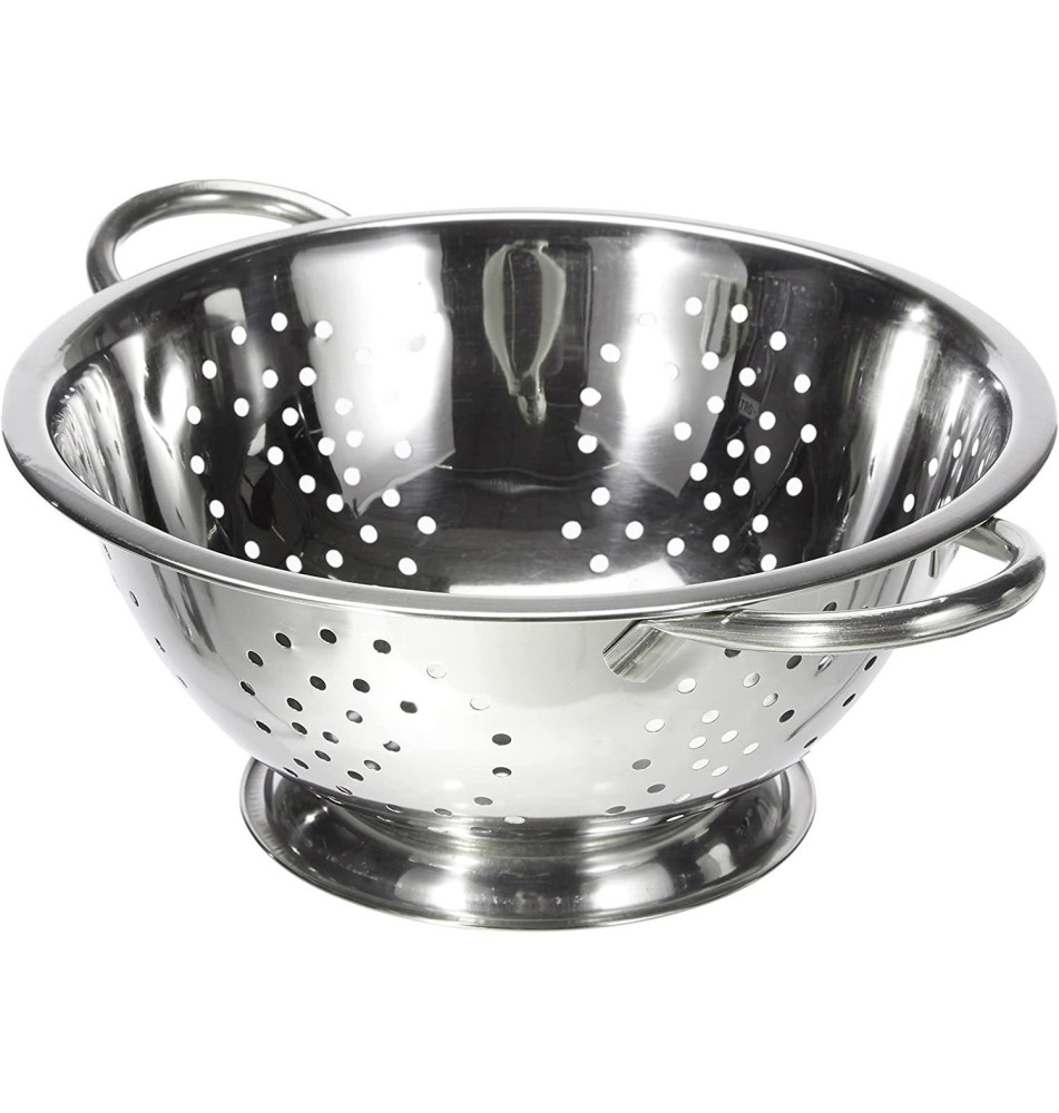 Passoire sur Pied en Acier Inoxydable Diam 24 cm