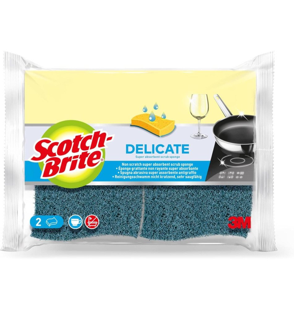 Lot de 2 Eponges l'Originale efficace sans rayer Bleu