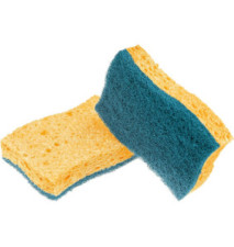 Lot de 2 Eponges l'Originale efficace sans rayer Bleu