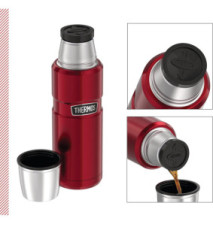 Bouteille Isotherme THERMOPRO 0,47 litre Rouge
