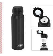 Bouteille isotherme Ultralight, 0,75 l, noir