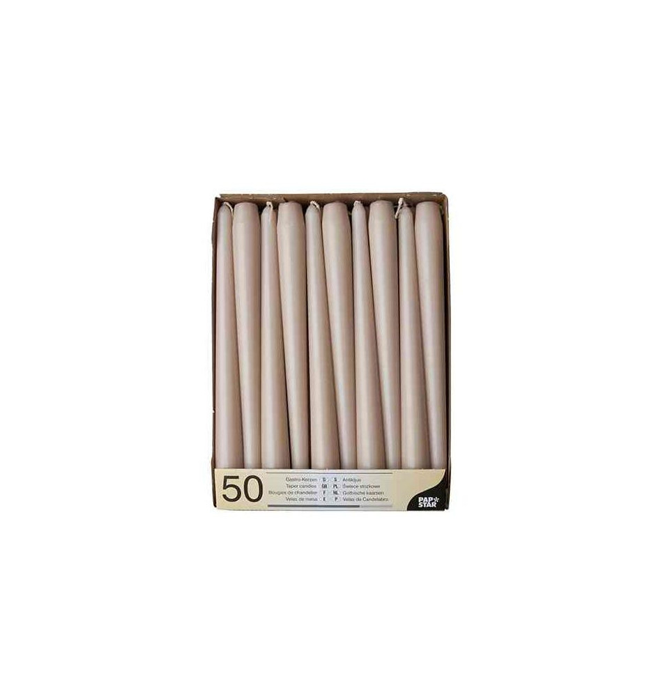 Bougie de chandelier, 22 mm, pack de 50, poudré