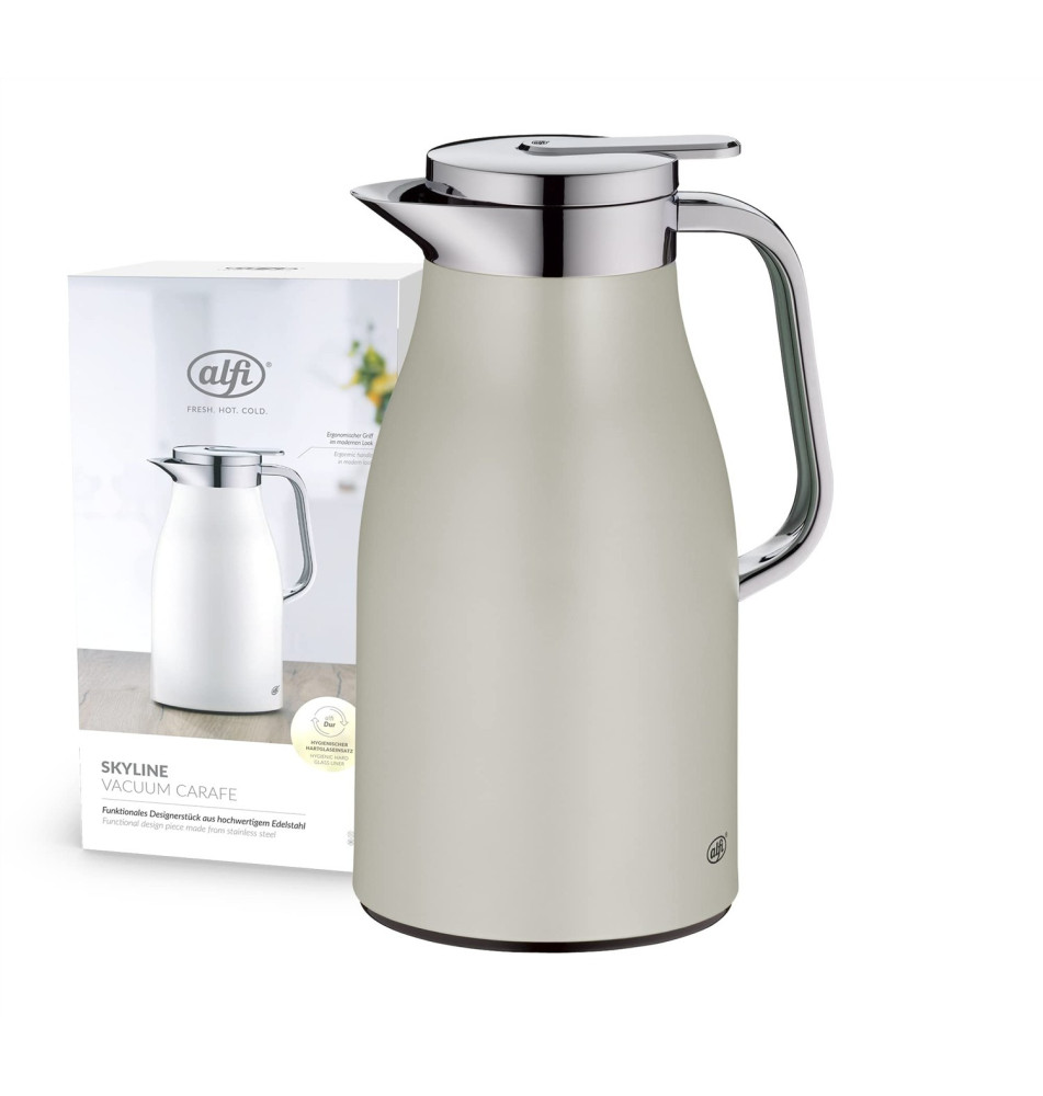 Pichet isotherme SKYLINE, 1,0 litre, silver lining mat