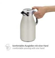 Pichet isotherme SKYLINE, 1,0 litre, silver lining mat