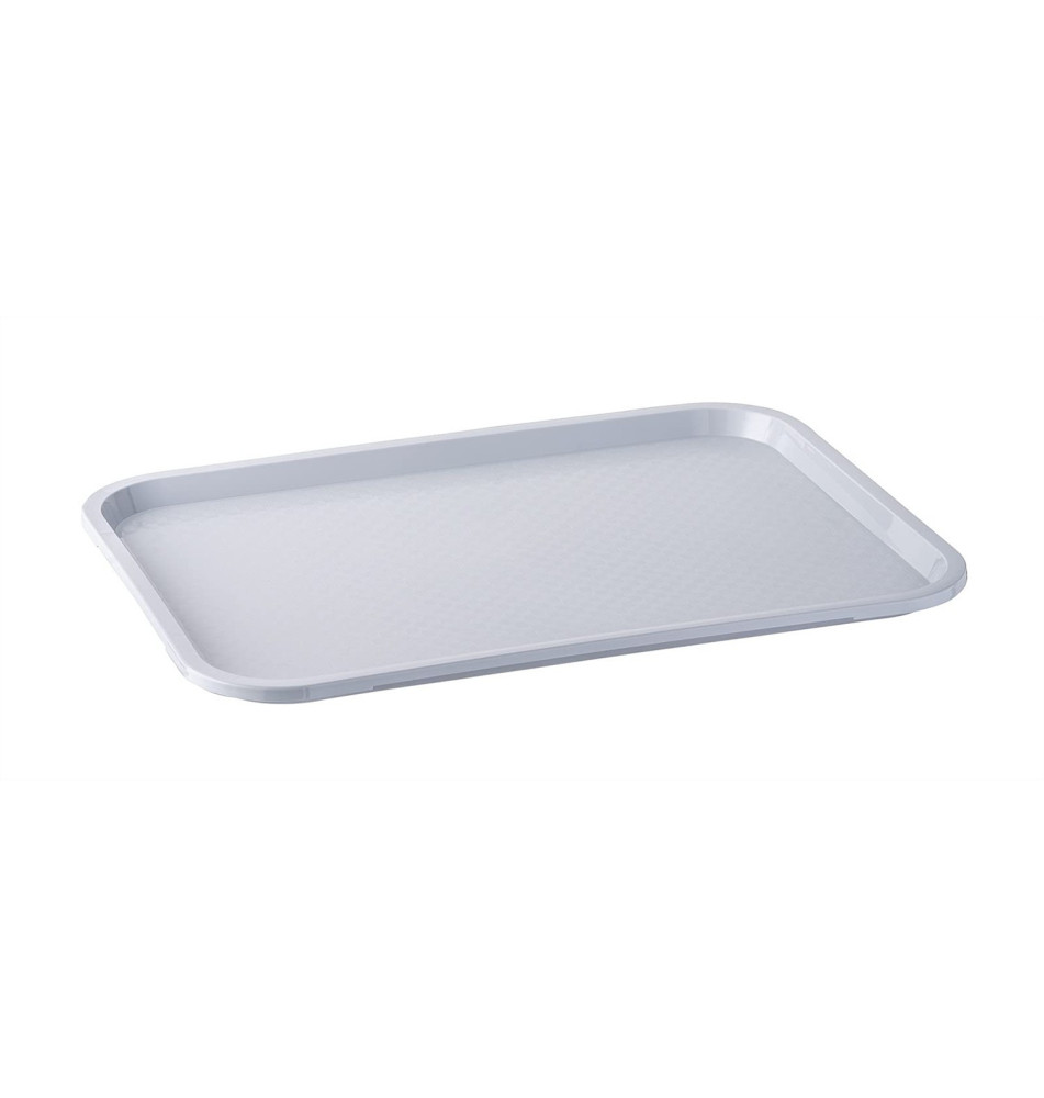 Plateau self-service, (L)450 x (P)355 mm, gris
