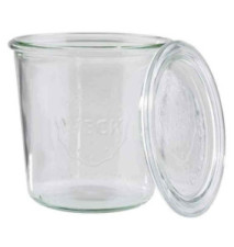 Bocal Weck avec couvercle, forme à retourner,160 ml, x12