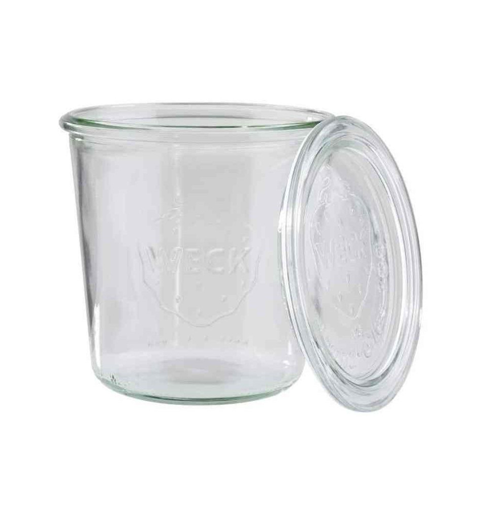 Bocal Weck avec couvercle, forme à retourner,160 ml, x12