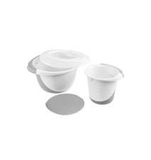 Set bol mélangeur camilla, blanc / nordic-grey
