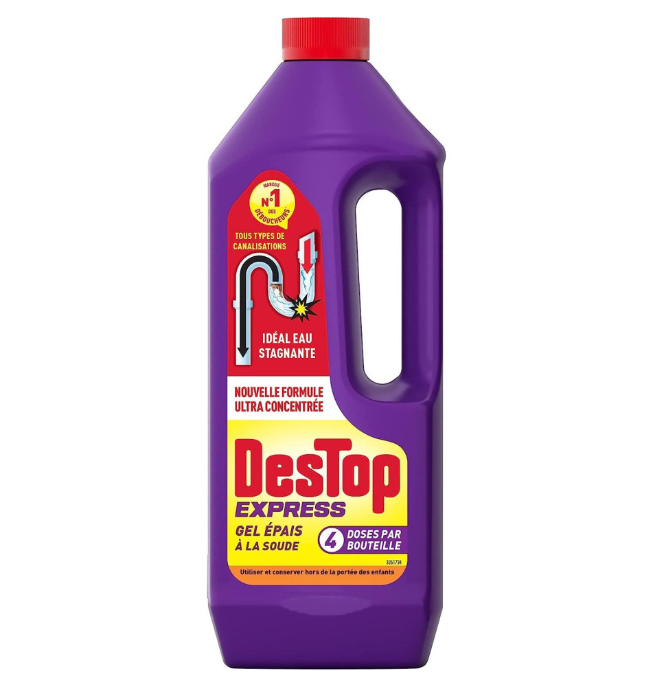 Déboucheur Gel Express- 4 doses Flacon de 950ml