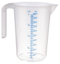 Pichet mesureur STACKABLE, 1,0 litre, transparent