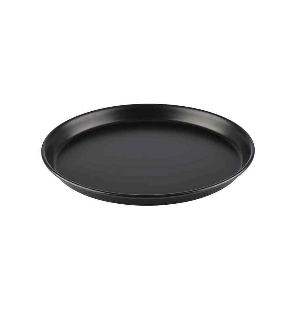 Plaque à pizza, diamètre: 320 mm, noir