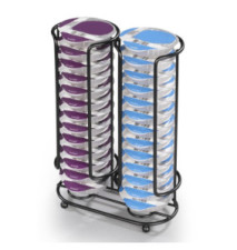 Porte-capsules de café pour Tassimo, support pour 26 caps., noir mat
