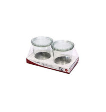 Bocal Weck avec couvercle, 580 ml, set de 2