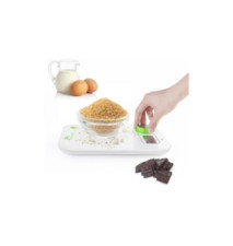 Balance de cuisine Kinetic, blanc/vert