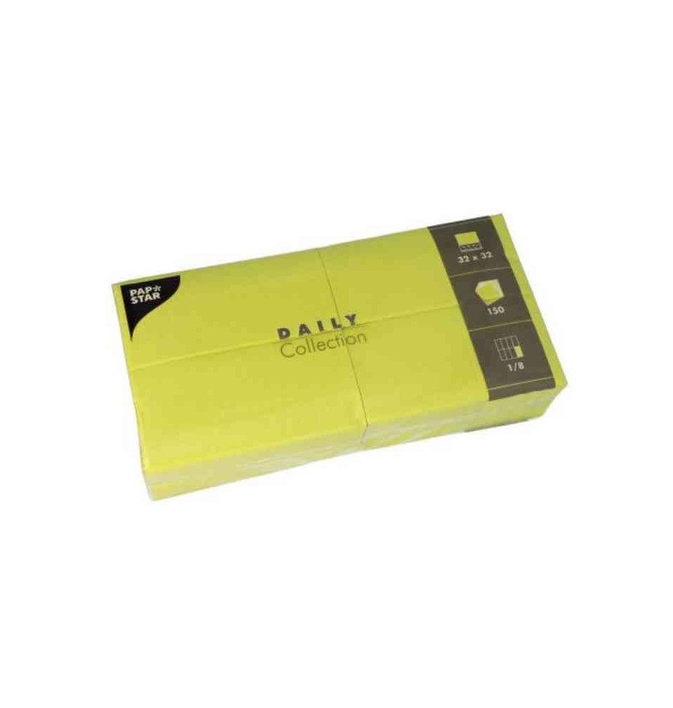 Serviette bistrot, 320 x 320 mm, 3 couches, vert