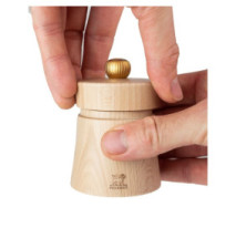 Moulin à sel manuel Baya bois naturel 8 cm