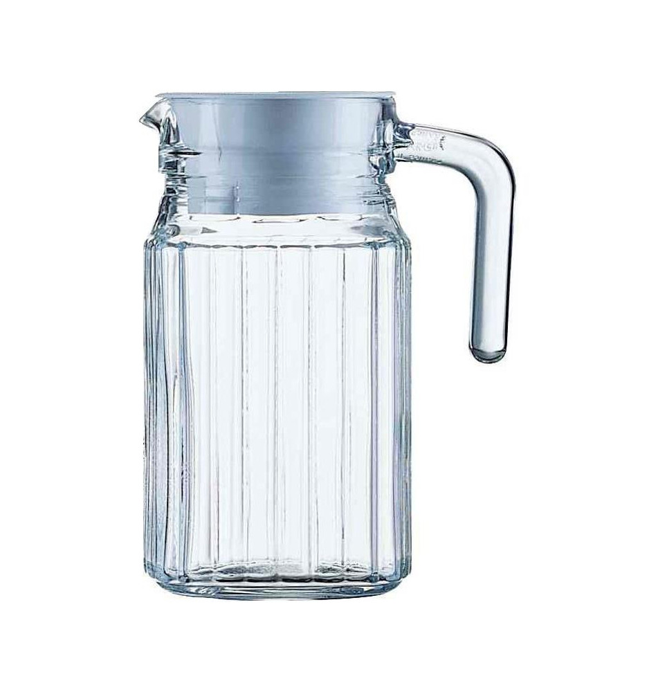 Pichet en verre Quadro avec couvercle 0,5 L