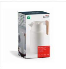 Pichet Isotherme WOOD BLANCHE 1L