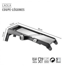Mandoline de cuisine LAOLA noir
