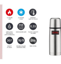 Bouteille Isotherme Light & Compact 350ml Argent