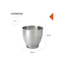 Bol mélangeur -inox  CHEF XL - KAT400SS
